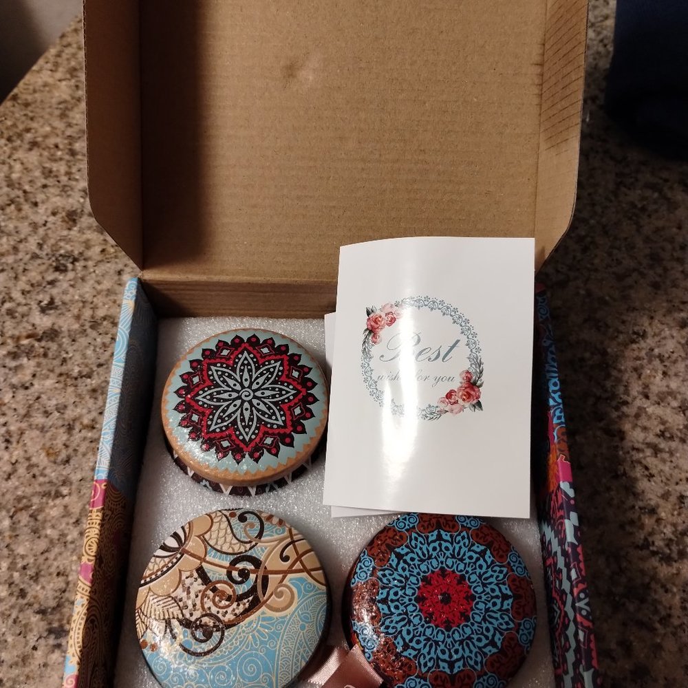 Best wishes candle set